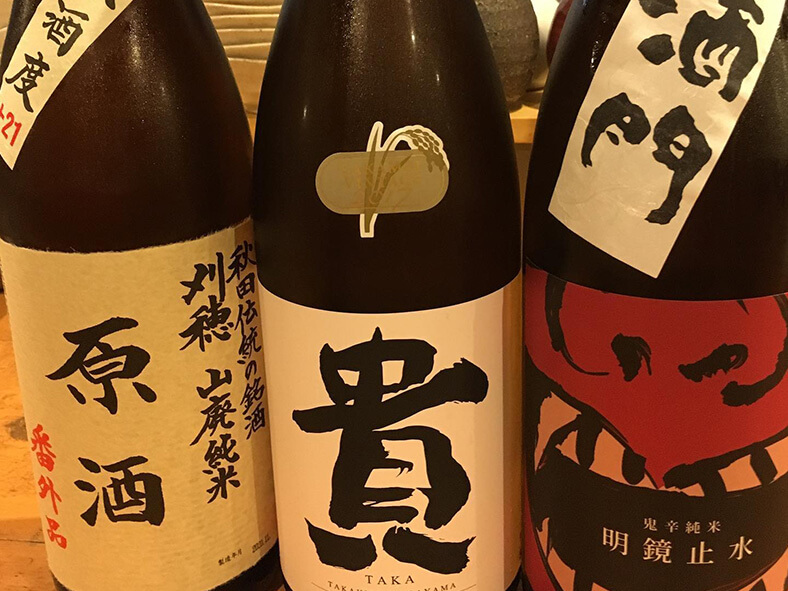 日本酒・ワインへのこだわり（魚とごはん 喜六）